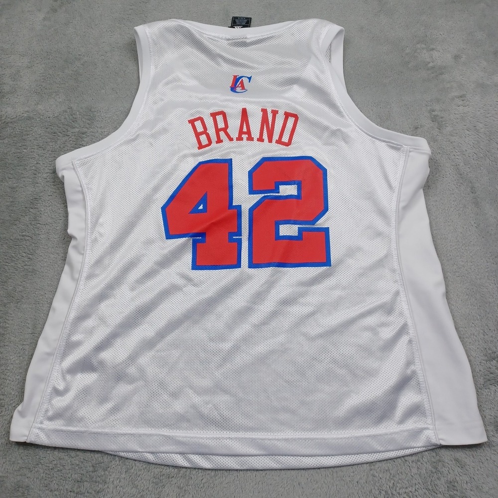 LA Clippers Jersey Girls XL Adidas White NBA Basketball - Picture 6 of 8